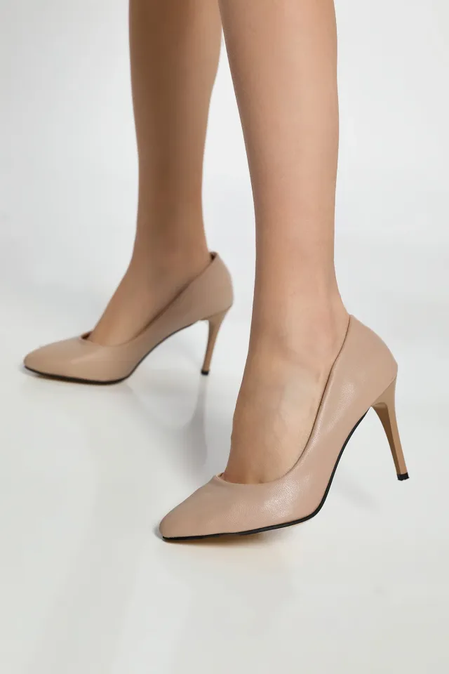 Kadın Stiletto Topuklu Ayakkabı Nude
