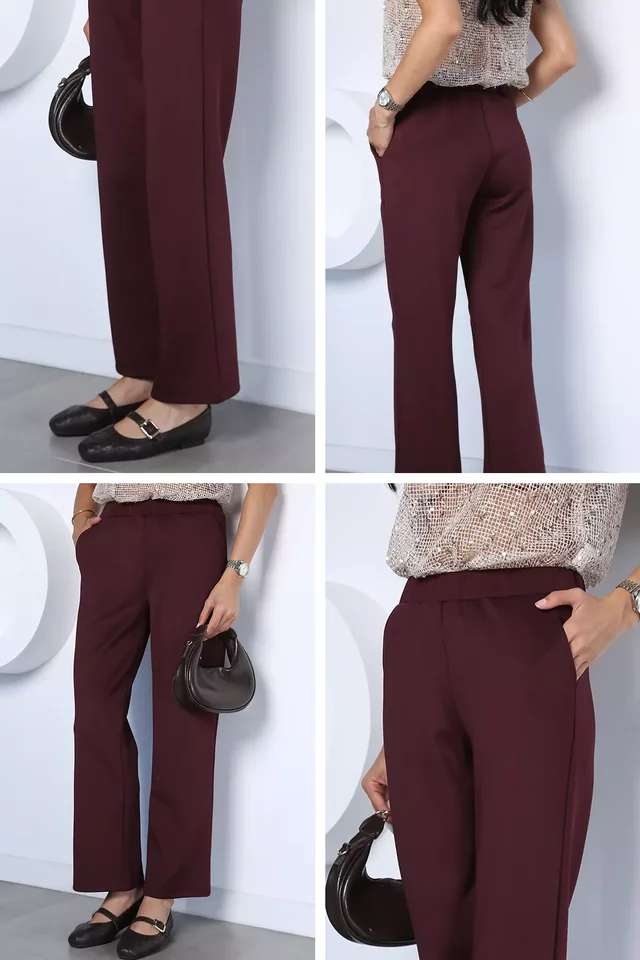 Kadın Trend Scuba Kumaş Pantolon