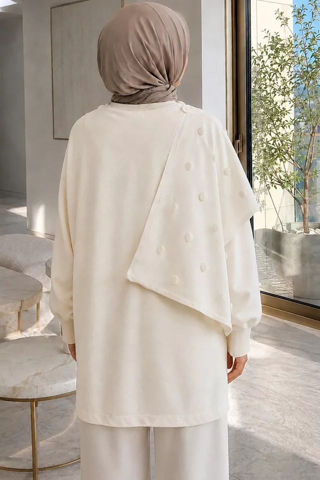 Gülseli Kadın Tunik Pantolon Tesettür İkili Takım