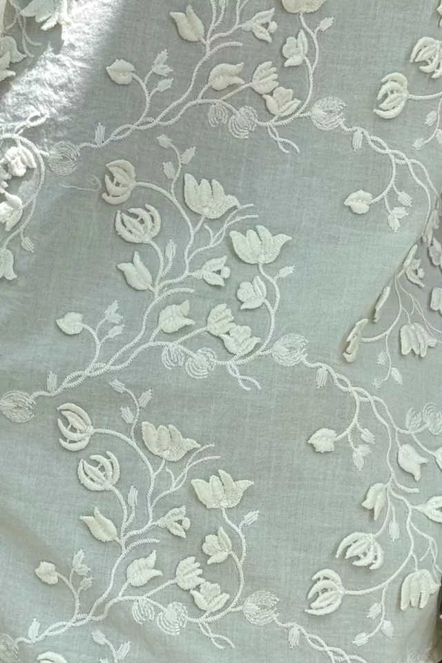 Kadın Yaprak Desenli Uzun Kol Gömlek