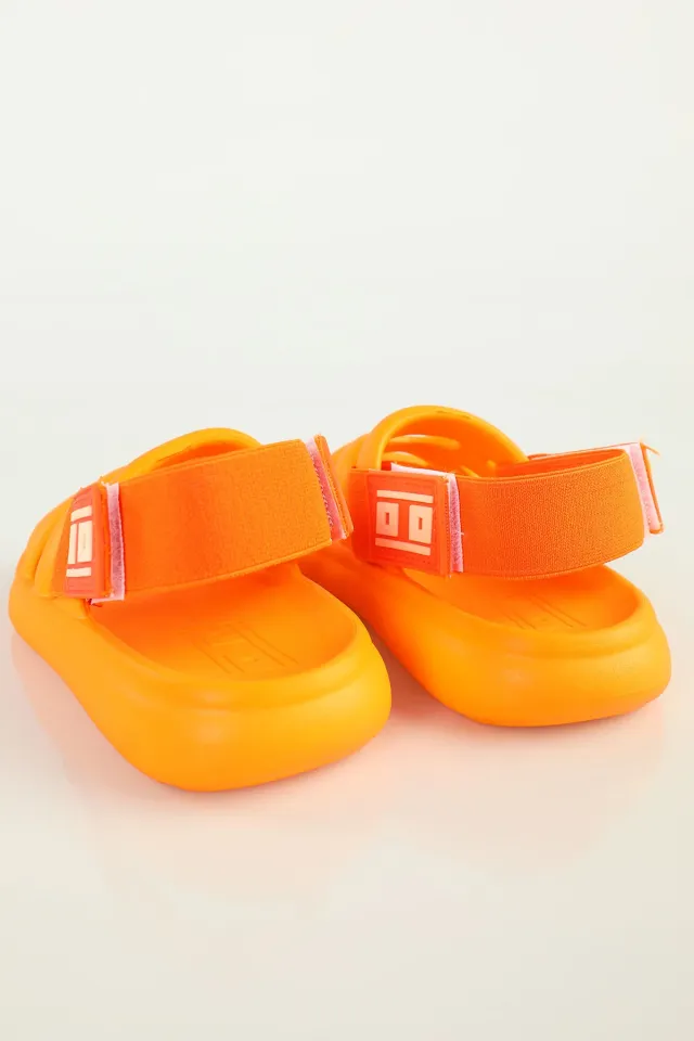 Kız Çocuk Günlük Sandalet Terlik Orange