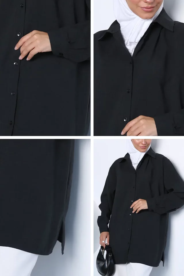Moskov Kalıp Tesettür Basic Gömlek