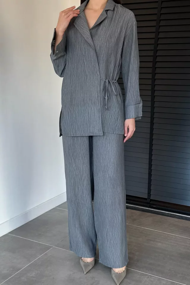 Perry Kadın Ön Bağlamalı Kimono İkili Takım - 2