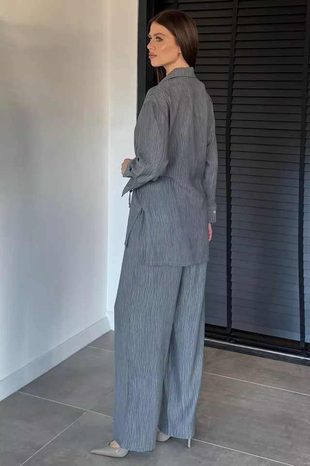 Perry Kadın Ön Bağlamalı Kimono İkili Takım