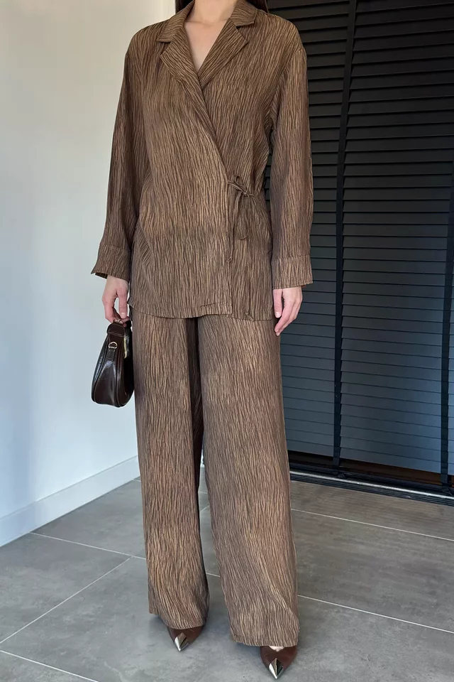 Perry Kadın Ön Bağlamalı Kimono İkili Takım - 2