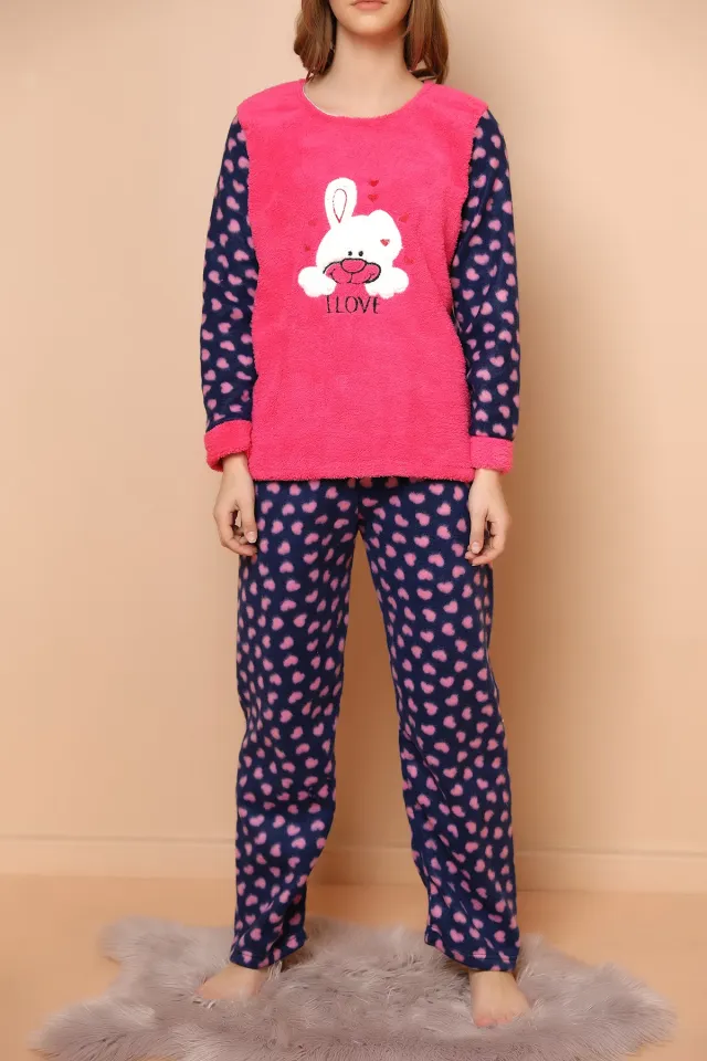 Polar Pijama Takımı Fuşya