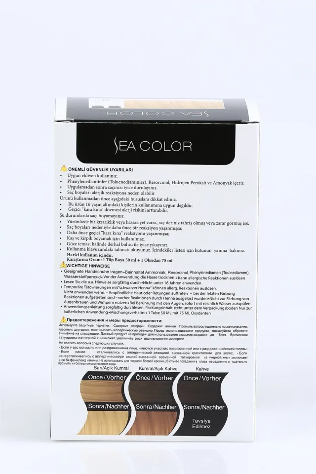 Sea Color Sedef Sarı 10-0 Saç Boyası Standart