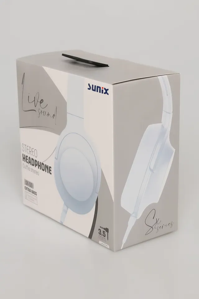 Sunix Sx-53 Kablolu Kulaklık Beyaz