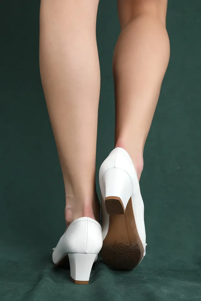 Topuklu Ayakkabı Beyaz