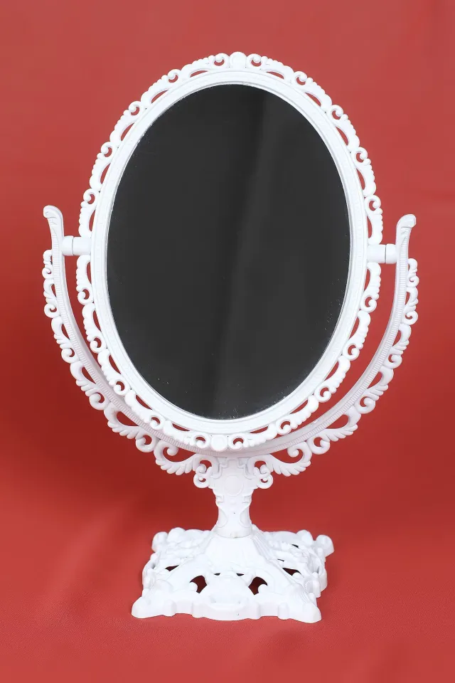 Xp Oval Makyaj Aynası J-8 Beyaz